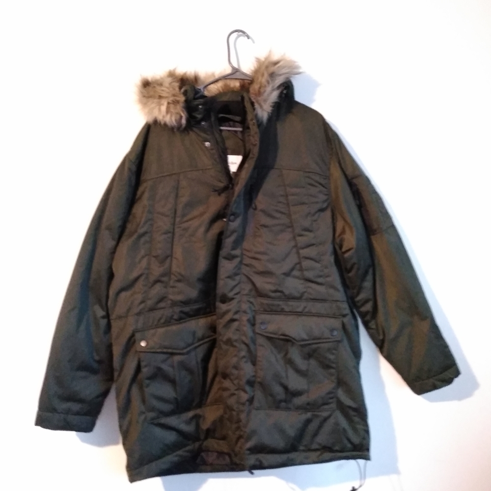 Goodfellow parka green winter jacket
